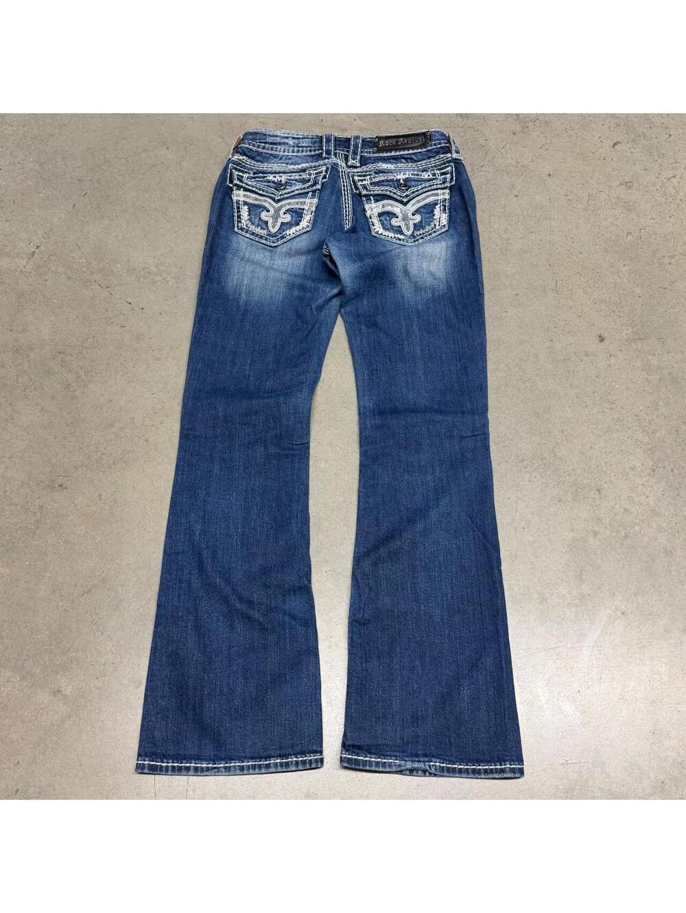 Y2K Rock Revival Serena Boot Jeans Denim Bootcut Jeans MSRP $200 - Picture 3 of 8